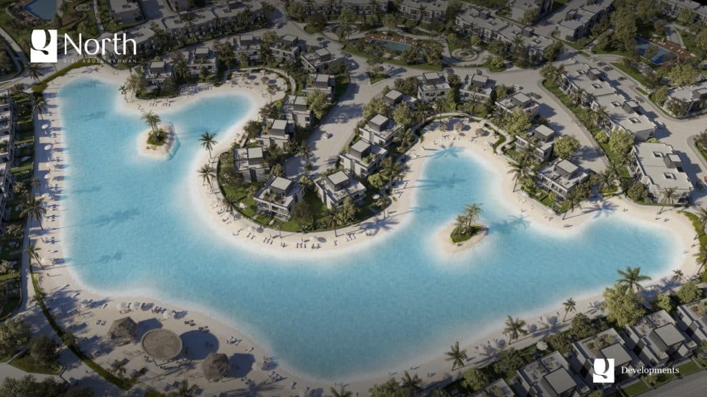 منتجع كيو نورث الساحل الشمالي (Q north (north coast 2 Crystal Lagoon